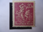 Stamps Germany -  Deutsche Reich. 1922.