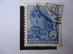 Stamps Germany -  Alemania DDR 1955 (M/453)