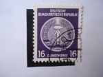 Stamps Germany -  Alemania DDR-Blason- 