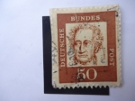 Stamps Germany -  Poeta:Johann W. Von Goethe 1749-1832 (S/1833)