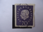 Stamps Germany -  Theodor Heuss