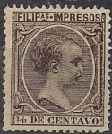 Stamps America - Puerto Rico -  alfonso XIII