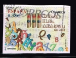 Stamps Spain -  Centenarios.  Centenario de la Real Academia Española
