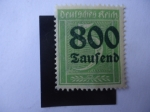 Stamps Germany -  Deutsche Reich - Cifras