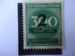 Stamps Germany -  Deutsche Reich. Cifras.