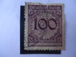 Stamps Germany -  Deutsche Reich - Cifras.