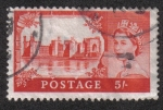 Stamps United Kingdom -  Reina Elizabeth II - Castillos de Alto Valor - Predecimal