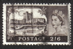 Stamps United Kingdom -  Reina Elizabeth II - Castillos de Alto Valor - Predecimal