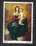 Stamps United Kingdom -  Navidad 1967 - Pinturas, Madonna and Child, Murillo