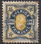 Stamps : Europe : Sweden :  cifra