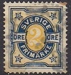 Stamps Sweden -  cifra