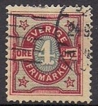 Stamps Europe - Sweden -  cifra