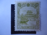 Sellos de Asia - China -  Repúblic of China. Sello Manchuria, 1937- Mausoleo Dinastía Qing en Mukden.