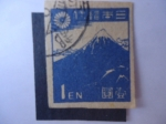Stamps : Asia : Japan :  Pico Volcánico FUJI.