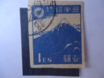 Sellos del Mundo : Asia : Japn : Pico Volcánico FUJI.