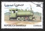 Sellos de Africa - Marruecos -  Locomotoras
