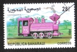 Stamps : Africa : Morocco :  Locomotoras
