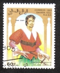 Stamps : Africa : Morocco :  Centenario Muerte de José Zorrilla