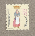 Stamps Portugal -  Vendedora fruta