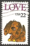 Sellos de America - Estados Unidos -  1619 - Mensaje de amor