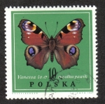 Stamps : Europe : Poland :  Mariposas en colores Naturales