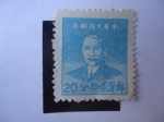 Stamps : Asia : China :  Sun Yat-Sen  (1866-1925)
