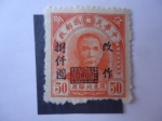 Stamps : Asia : China :  Sun Yat-Sen  (1866-1925)-China-Emisiones provicionales-Serie:North-Eastern provinces