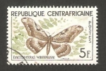Sellos del Mundo : Africa : Rep_Centroafricana : 8 - Mariposa dactyloceras widenmanni