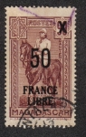 Stamps Madagascar -  J.S. Gallieni (1849-1916)