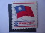 Stamps : Asia : China :  Bandera - S/2125b