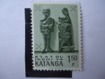 Stamps Republic of the Congo -  Katanga -Ilustraciones
