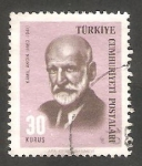 Stamps : Asia : Turkey :   1761 - Kamil Akdik, calígrafo