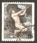 Stamps Sweden -  1114 - Cuadro de Ernst Josephson