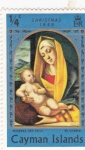 Stamps United Kingdom -  navidad-69 ISLAS CAIMAN