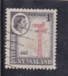 Stamps Zimbabwe -  torre eléctrica