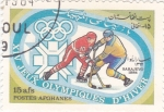 Stamps Afghanistan -  Olimpiada Sarajevo-84