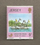 Stamps United Kingdom -  Operación Drake