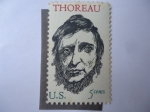 Stamps United States -  Poeta: Harry David Thoreau 1817-1862 - S/1327.