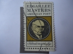 Stamps United States -  Poeta: Edgar Lee Masters.