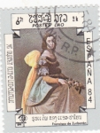 Stamps Laos -  pintura de Francisco de Zurbarán