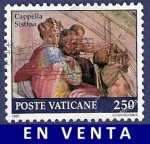 Stamps Vatican City -  VATICANO Cappella sistina 250 (2)