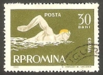 Stamps Romania -  1917 - Natación