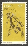 Stamps South Africa -  410 - Jugador de polo