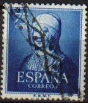 Stamps Spain -  ESPAÑA 1950 1093 Sello V Centenario de la muerte de Isabel la Católica Usado