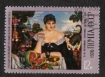 Stamps Russia -  Centenario del nacimiento B. M. Kustodiev