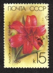 Stamps Russia -  Lirios