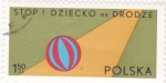 Stamps Poland -  pelota en calzada