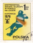 Stamps Poland -  campeonato jockey Katowice