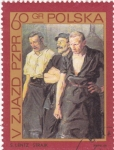 Sellos de Europa - Polonia -  manifestación laboral