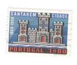 Sellos del Mundo : Europa : Portugal : Ciudad de Santarem 1868-1968